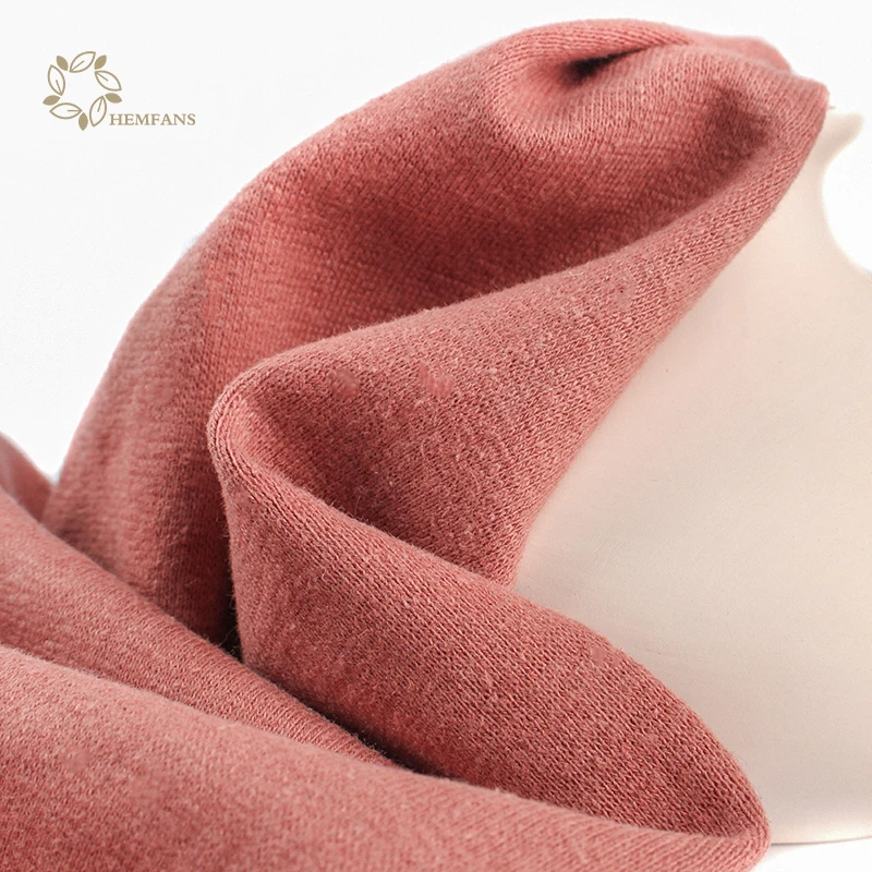 Wholesale eco friendly hemp organic cotton spandex stretch jersey fabric