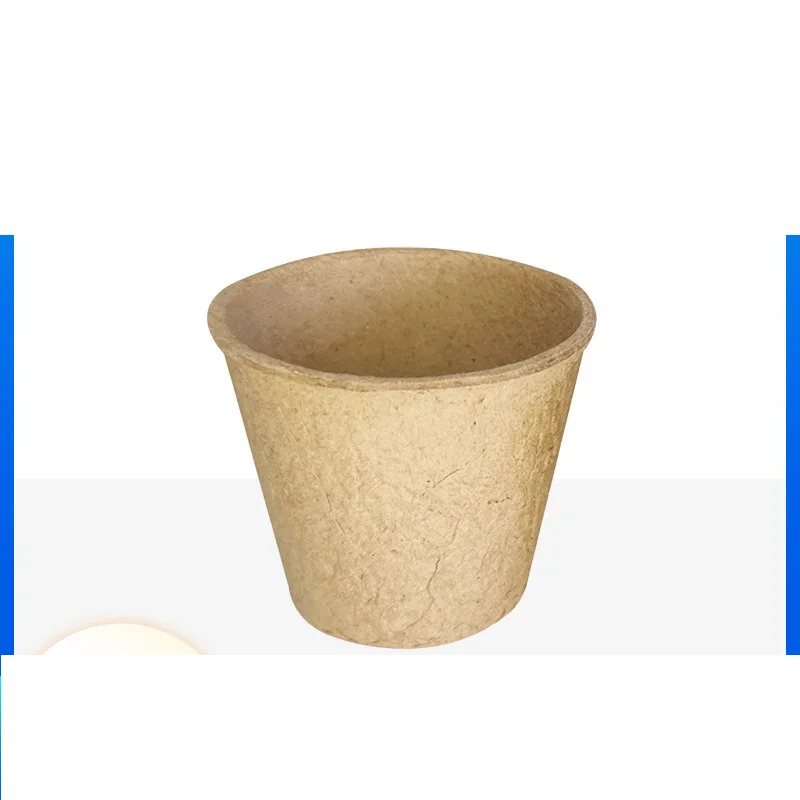 FP029 Biodegradable transplanter pulp paper flower plant peat pots tray planting pots for seedling prices wholesale