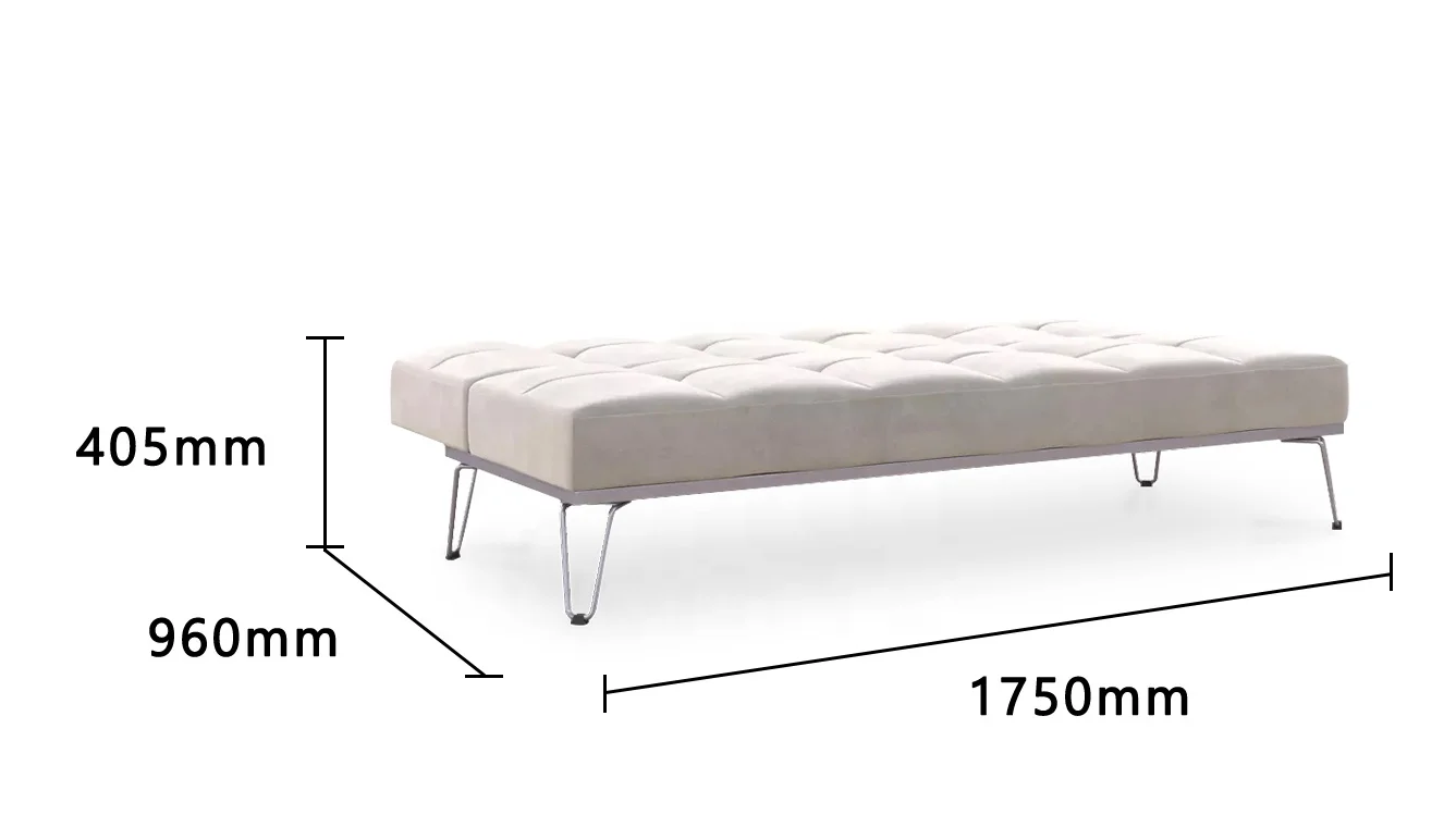 Wholesale Futon Sleeper Sofa Soft Loveseat Sofa Bed Couch Comfortable 2 seater Velvet Living Room Sofa Bed Home Furniture