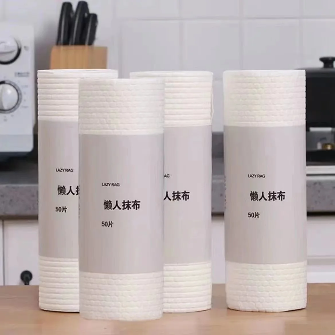 Wholesale Household Soft Paper Towel Roll Absorb Water Oil Absorption Disposable Kitchen Paper Towel