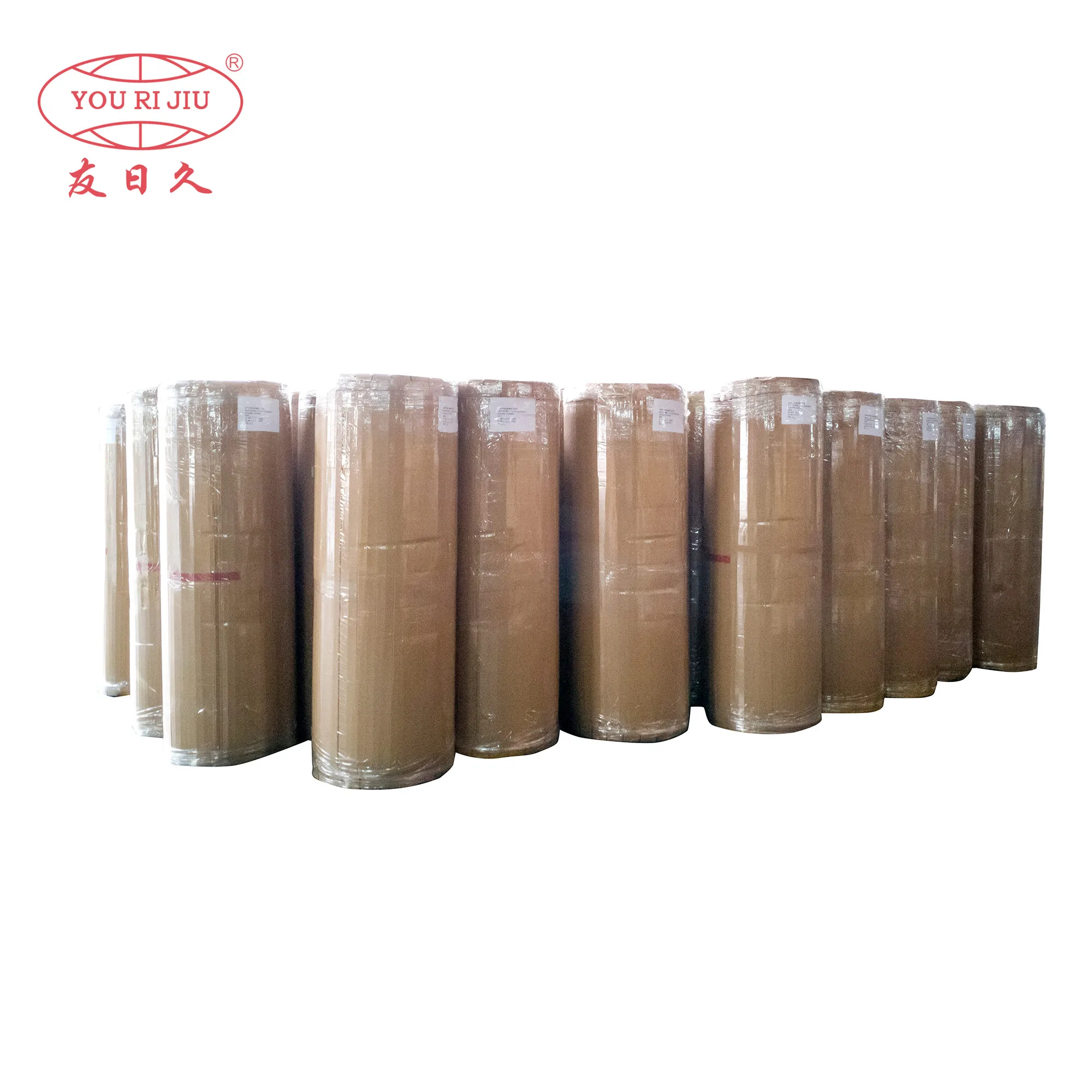 YOURIJIU Strong Adhesion Super Clear Bopp Tape Jumbo Roll BOPP Film Water Base Acrylic Adhesive Tape Roll