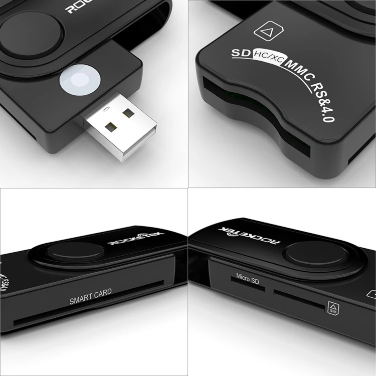 ROCKETEK CR310 USB 3 0 устройство для чтения SIM-карт