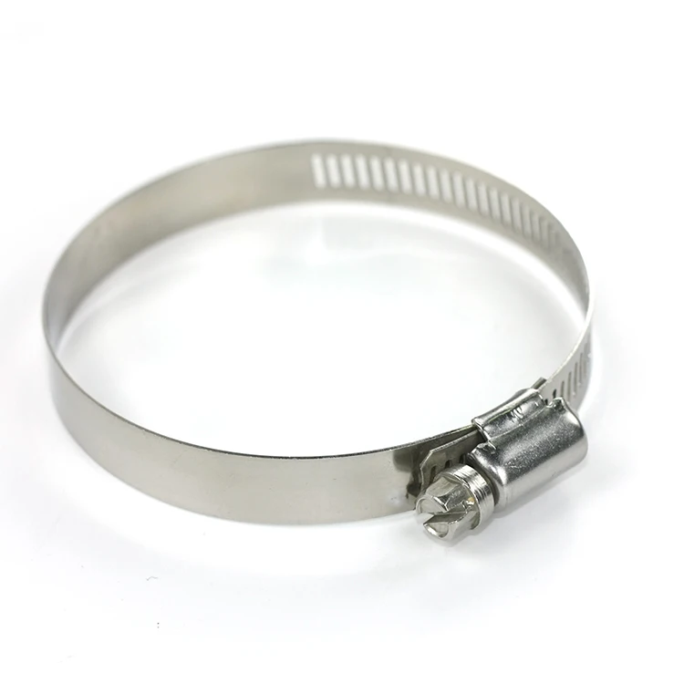 wholesale best price  67~85mm 304  mini american type pipe hose stainless steel clamp