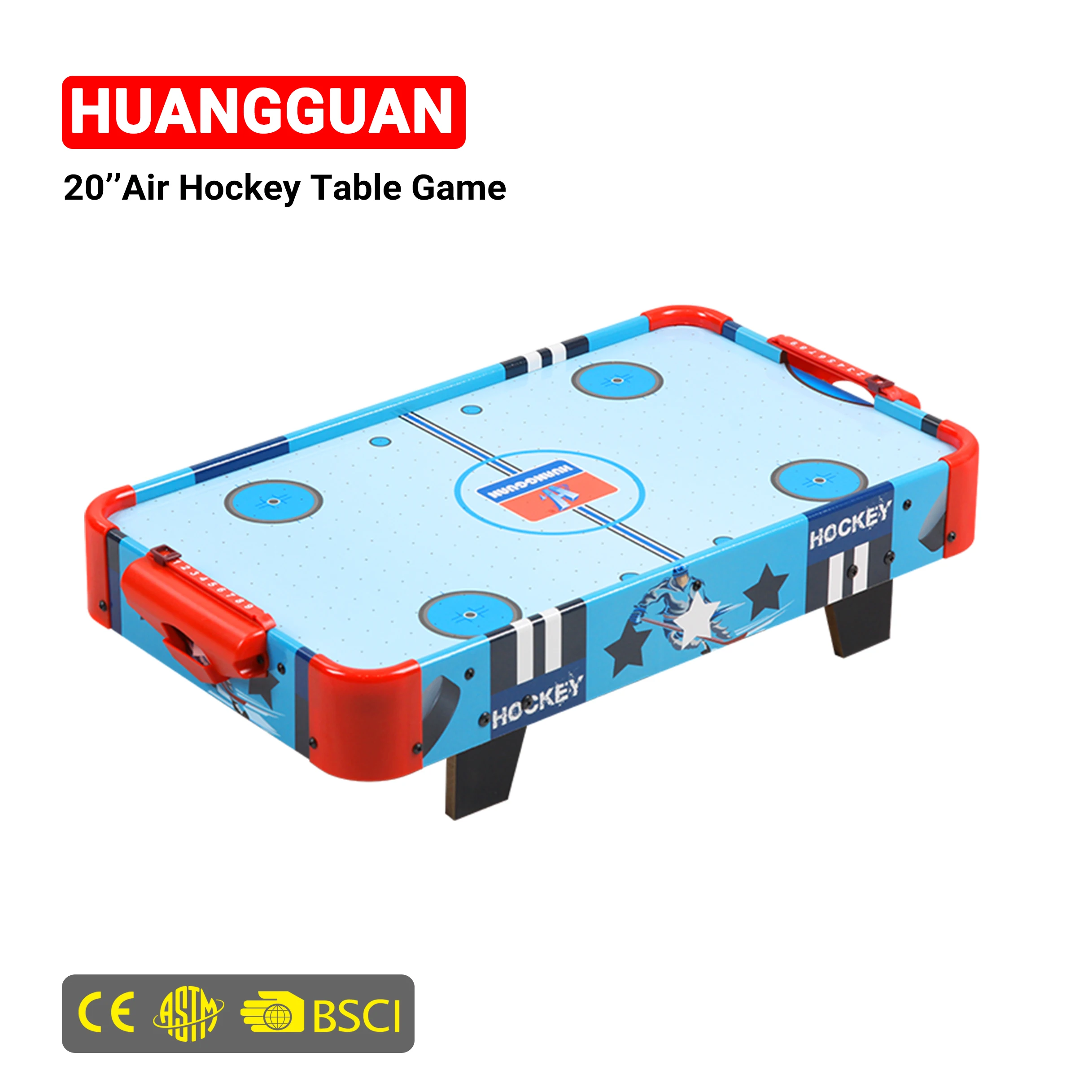 Huangguan 20 Inch Air Hockey Table For Game Night Hockey Table Top Factory Wholesale Hockey Games For Christmas