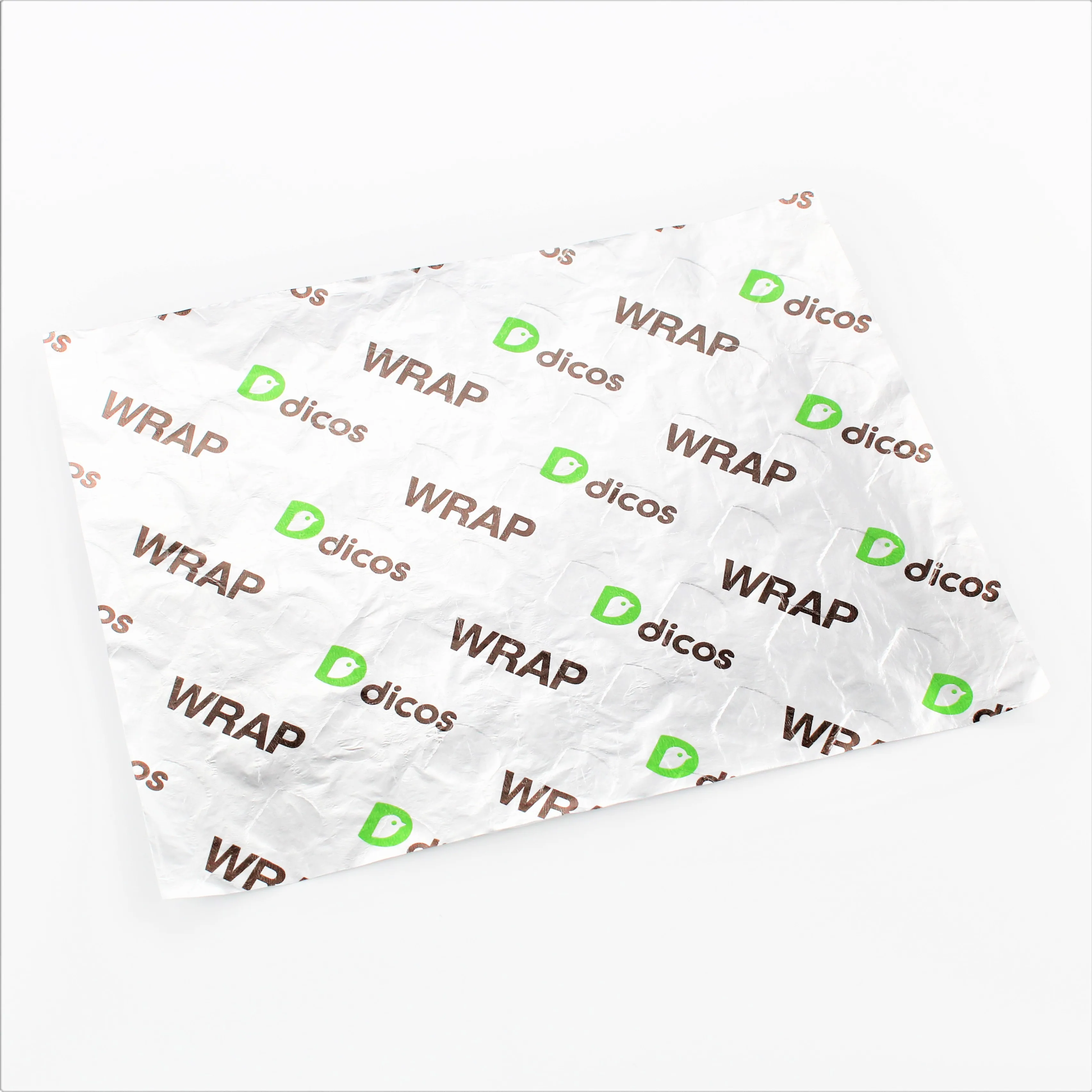 printing with logo 12inch x 12inch hamburger wrap foil paper customized size sandwich wrap foil paper