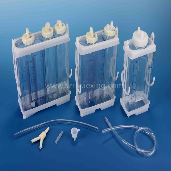 CE certified medical and surgical 2500ml chest drainage bottle