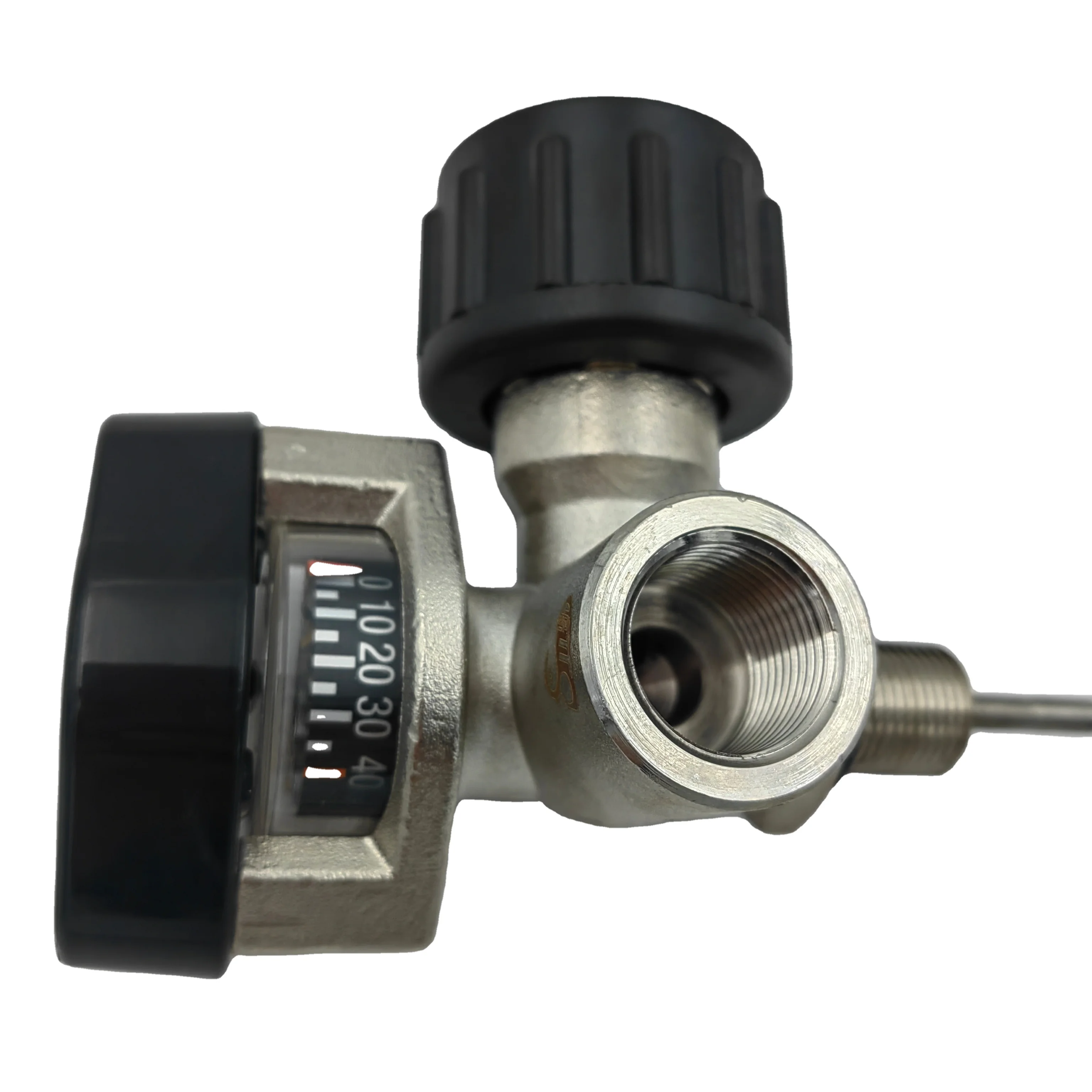 SCBA Gas cylinder valves for rebreather  with Inflammable hand wheel