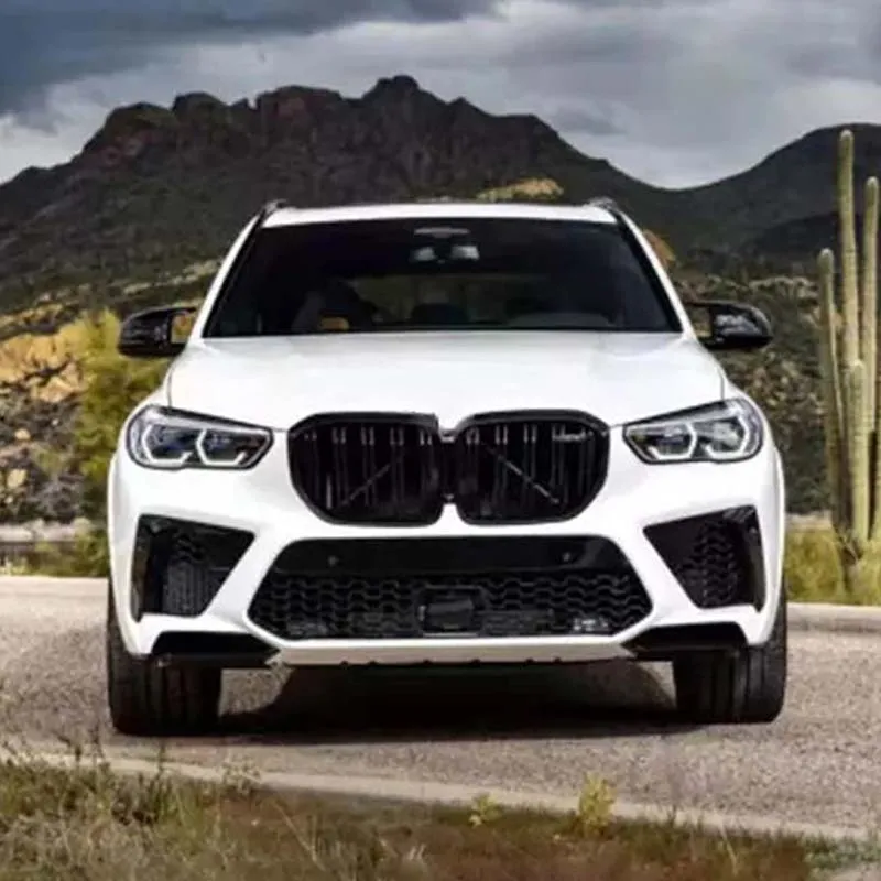 F95 X5M Боди Комплект для bmw X5 G05 обновление до автомобильный бампер боковые юбки спойлер на
