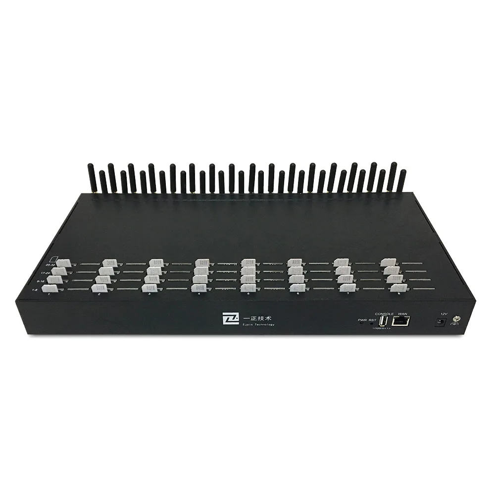 32 port bulk sms and voice  modem  voip gsm   gateway 32 sim slots sms gateway