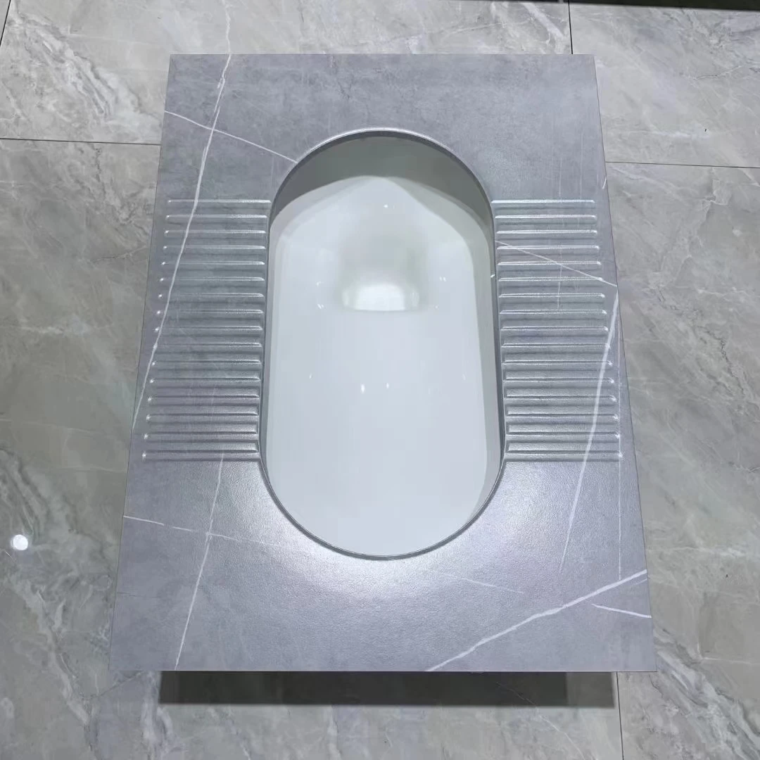 Good Quality Bathroom Sanitary Ware Toilet Bowl Bathroom Wc Sintered Stone Marble Squatting Wc Pan Toilets