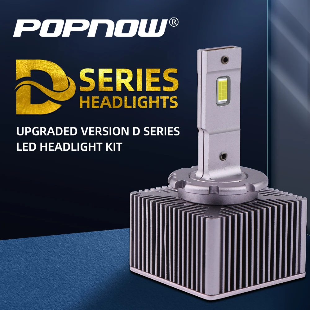 POPNOW D серии автомобильных светодиодных фар D1S D2S D2R D3S D4S D4R D5S D8S ксенон белый светодиодный Универсальный 70 Вт 6000K