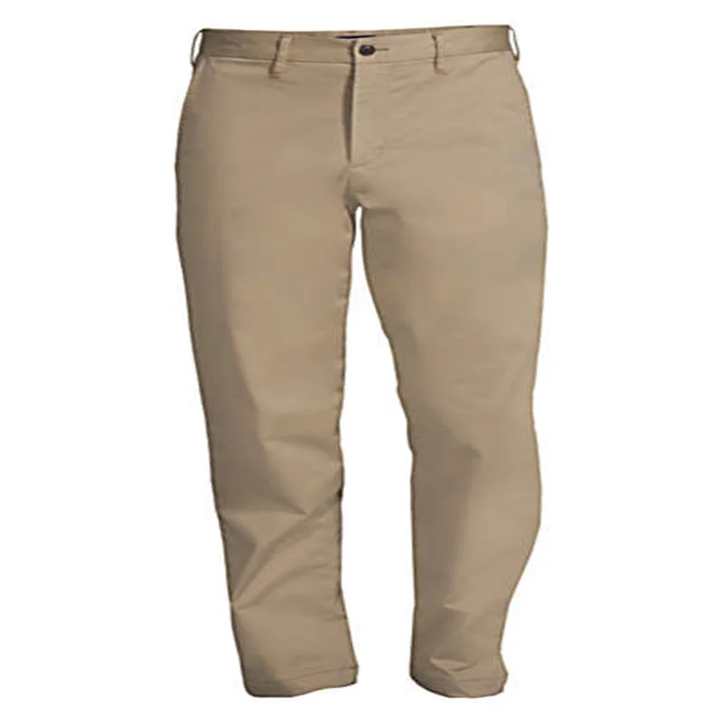 2022 New Design 97 Cotton 3 Spandex Men Chino Pants Customized Casual Trousers Stretch Khaki Trousers For Men