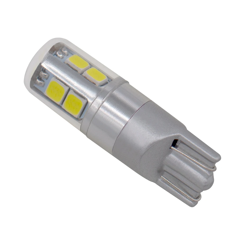 501 194 Luces Led Para Autos T10 Led Bulb 3030 10smd T10 W5w168 Bulb Car Accessories Interior Light License Plate SX123-T10