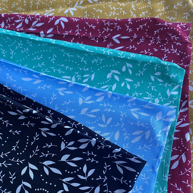 Hot Sale Rongbao Textile Woven 100% Rayon Printed 95GSM Viscose Fabric for Women Clothes