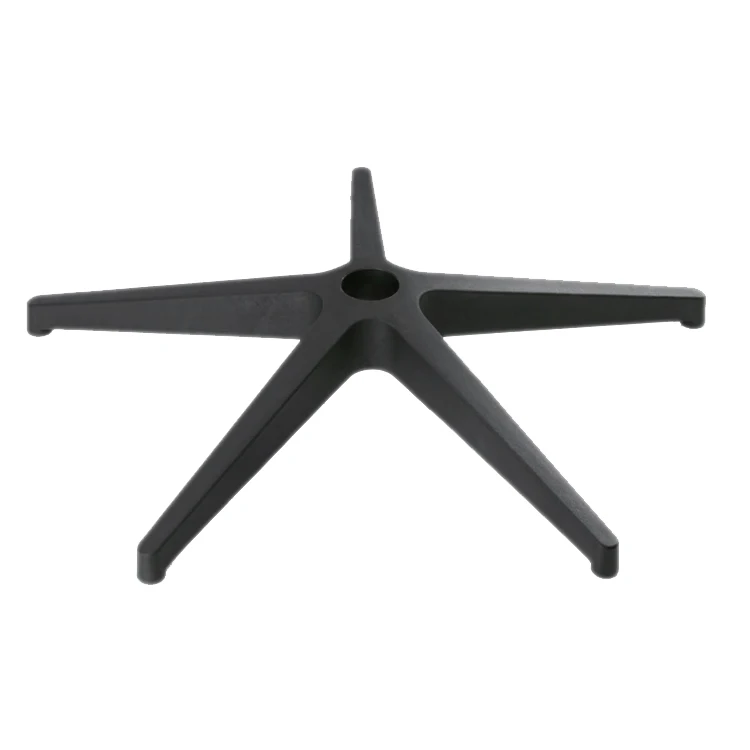 Factory price swivel chair base parts office chair leg five star nylon base