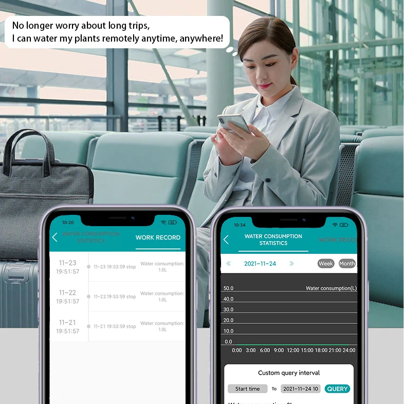 Intelligent Remote WIFI intelligent irrigation system home automatic timing watering device