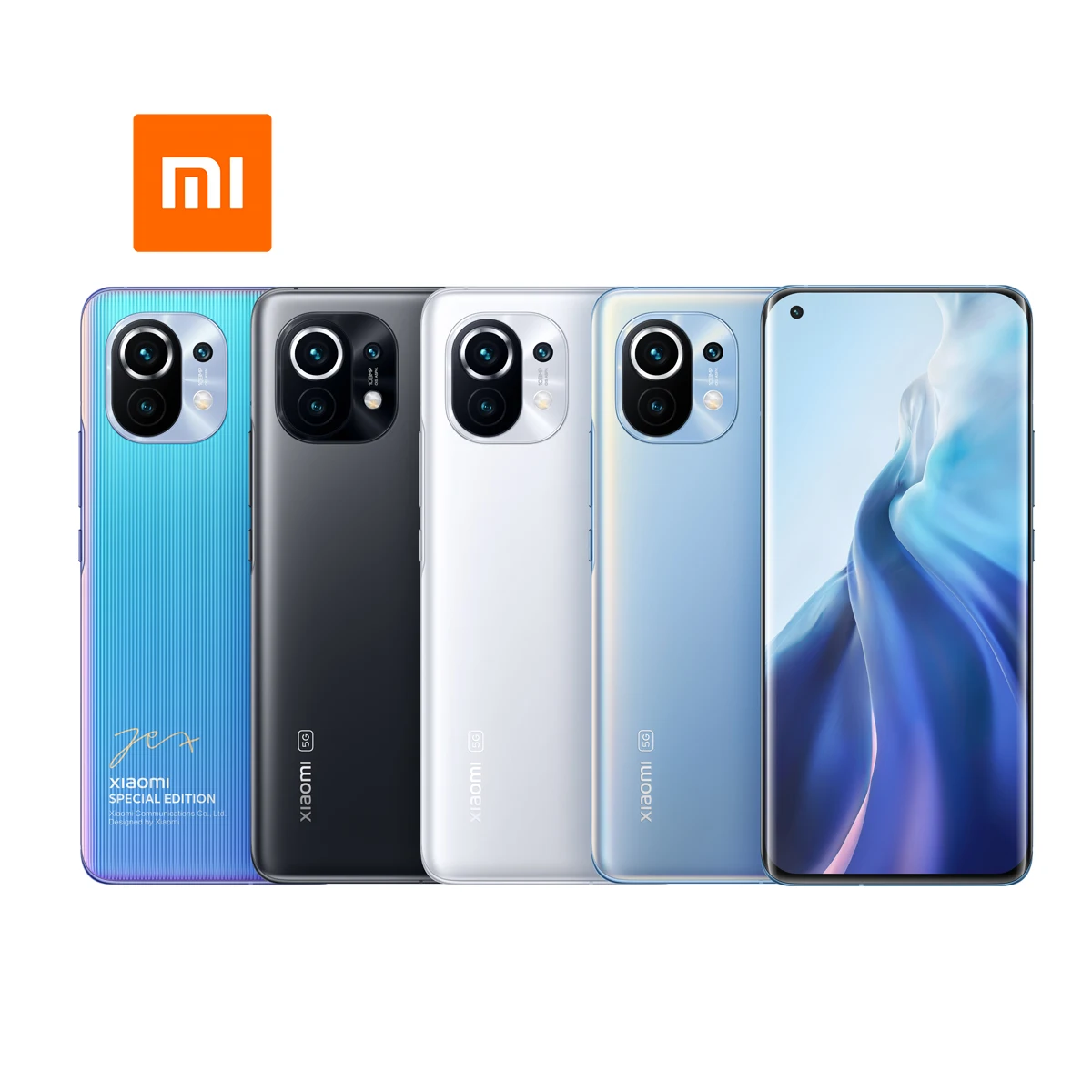 Original MI 11 Dual SIM 5G AMOLED 8GB+128GB Quad-curved display 4600mAh 50W wireless turbo charging Mobile Phone