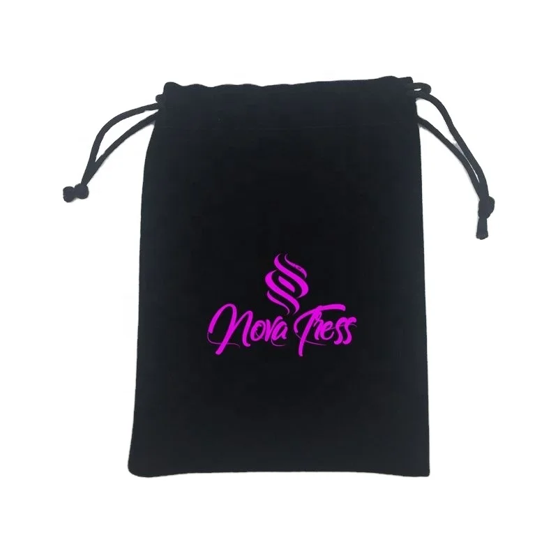New Hot Selling Promotional Jewel Velvet Bag With Drawstring for Wedding Party Christmas Pink and Wine