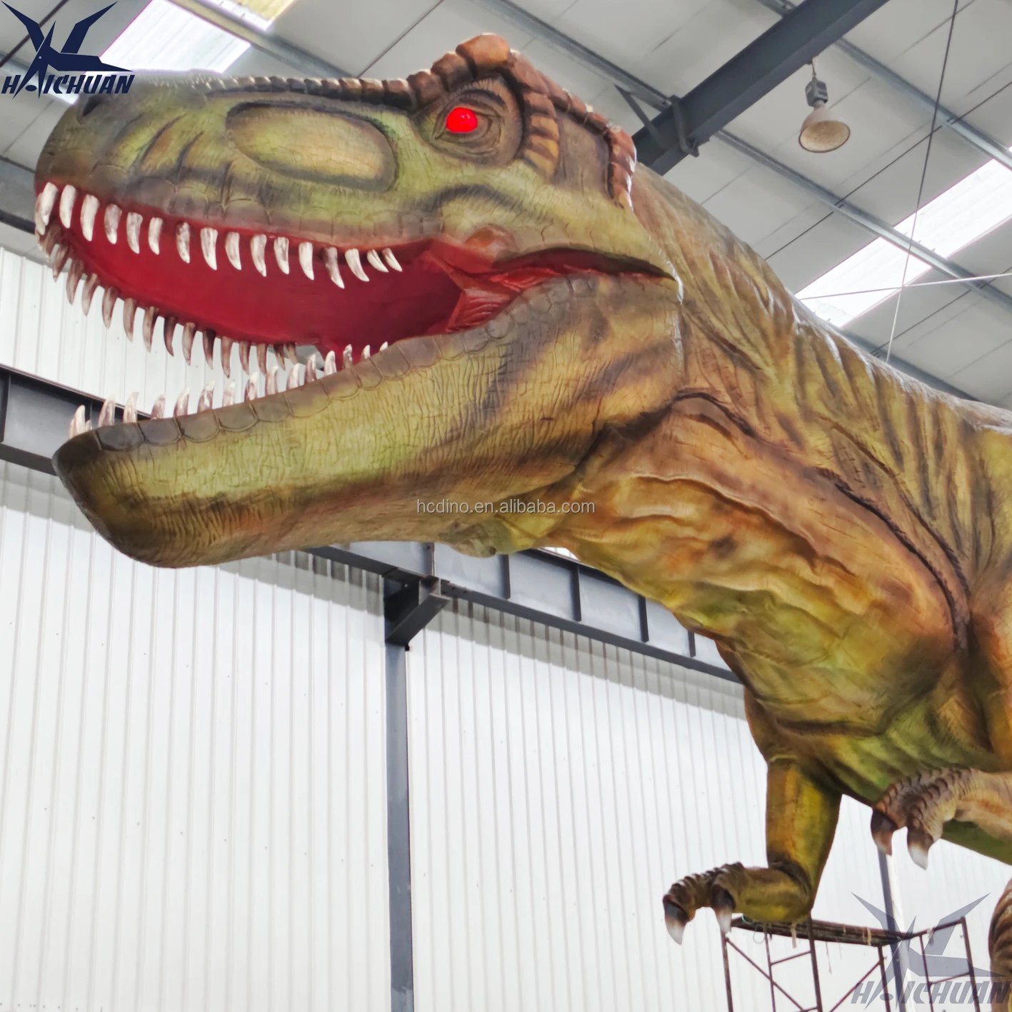 Jurassic Park Dinosaur Moving Large Dinosaur Figures Life-size Robotic Dinosaur T-rex Dino Animatronics for sale