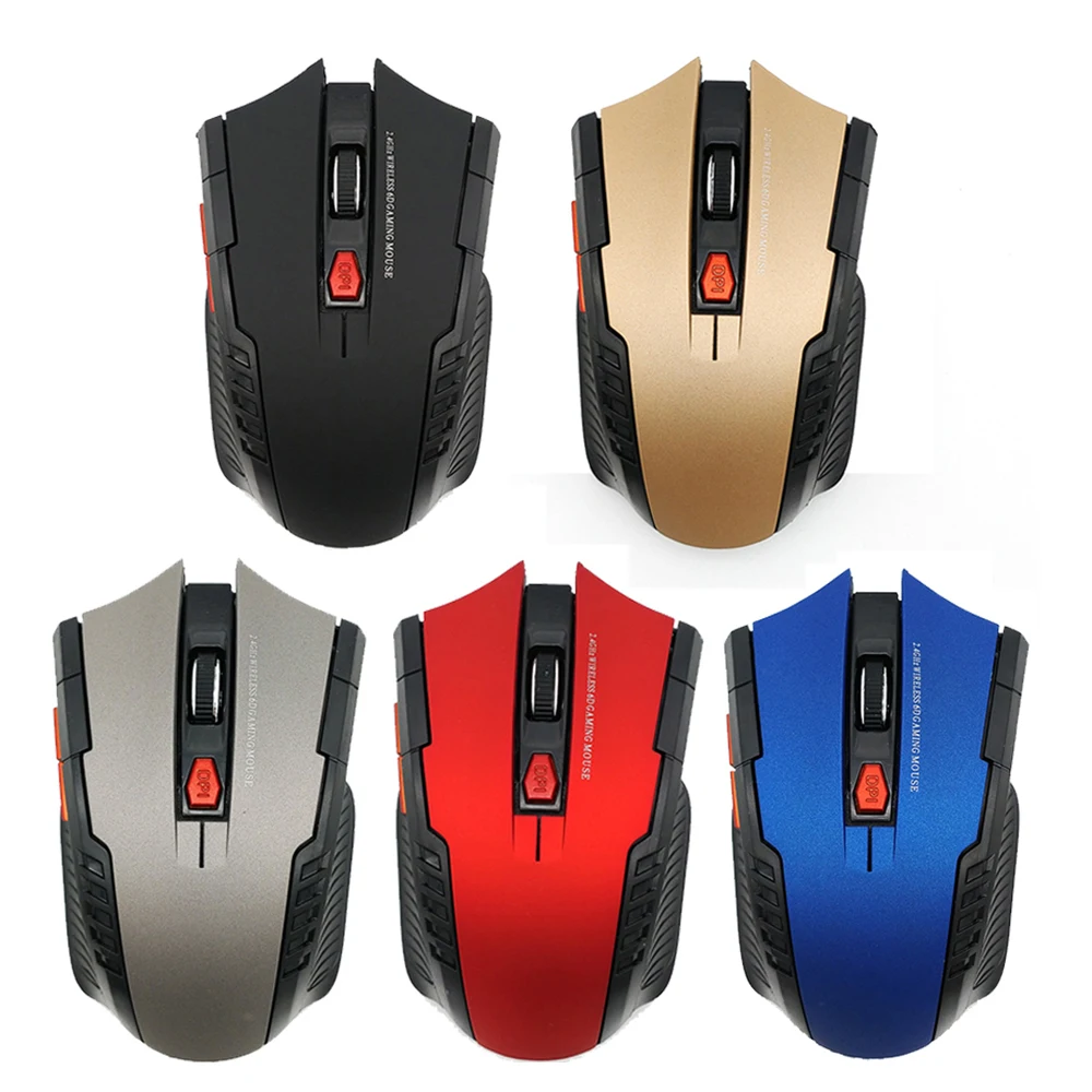 
Low Price Wholesale Custom 6D 2.4Ghz Mini Wireless 6 Button Mouse For Computer E-sports Dual-mode Home Mute Game Wireless Mouse 