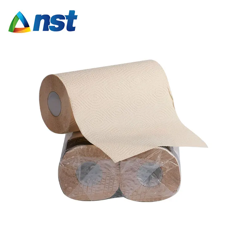 custom logo wrapping tissue paper roll bamboo pulp