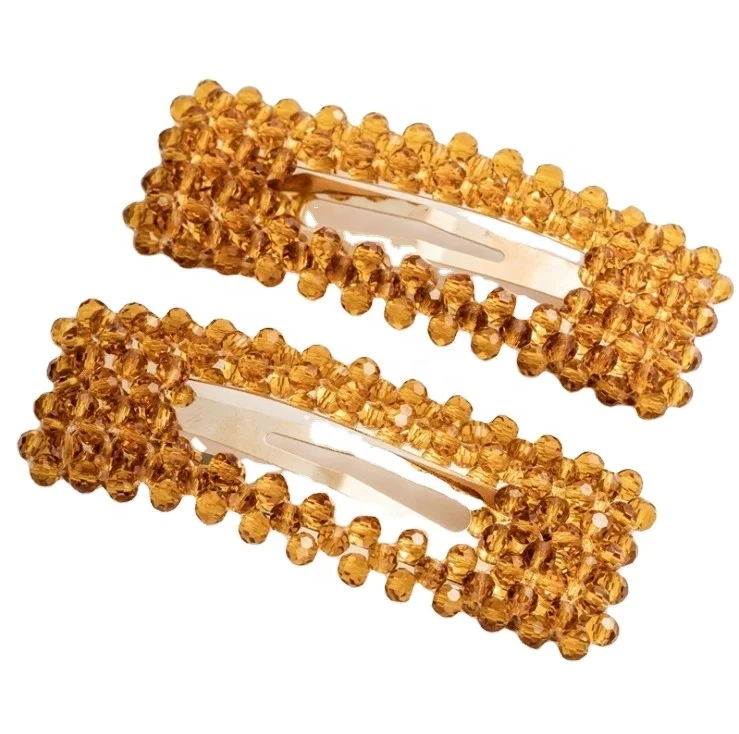 Fashion Beaded Snap Clip