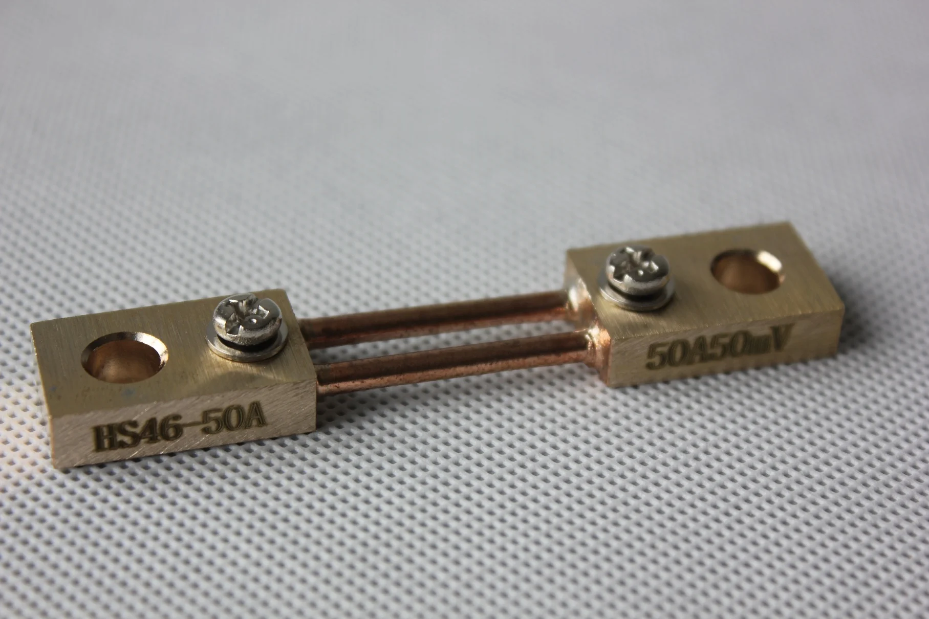 50A/50mV Manganin Copper DC Shunt 0.5 Class Measuring Shunt Resistor for Analog Ammeter