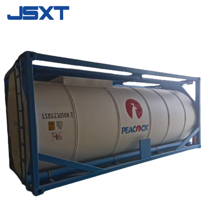 High Quality Hydrochloric Acid Chemical Liquid 17.5CBM Volume Tank Container