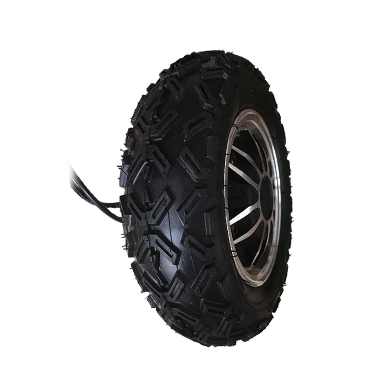 10 дюймов измельчитель одиночного вала Электрический мотор для центрального движения колеса для скутера