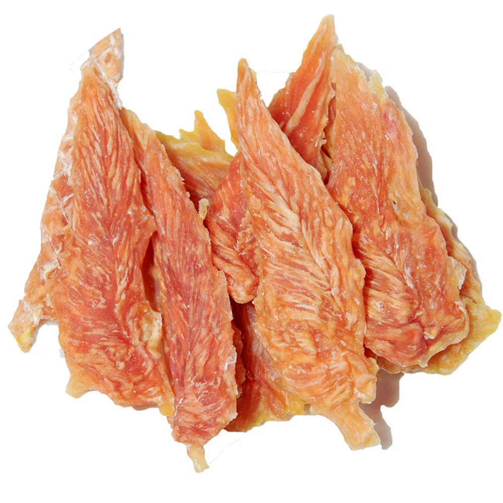 OEM dog snack meat custom logo dried dog chicken dog treats pet snack