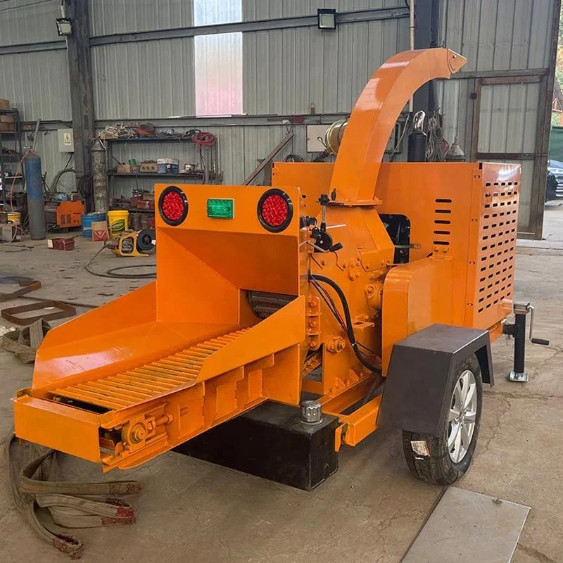 Forest Garden Tree Wood Chipper Shredder Multifunction Grass Chopper Wood Chipper Wood Chipper Shredder Machine