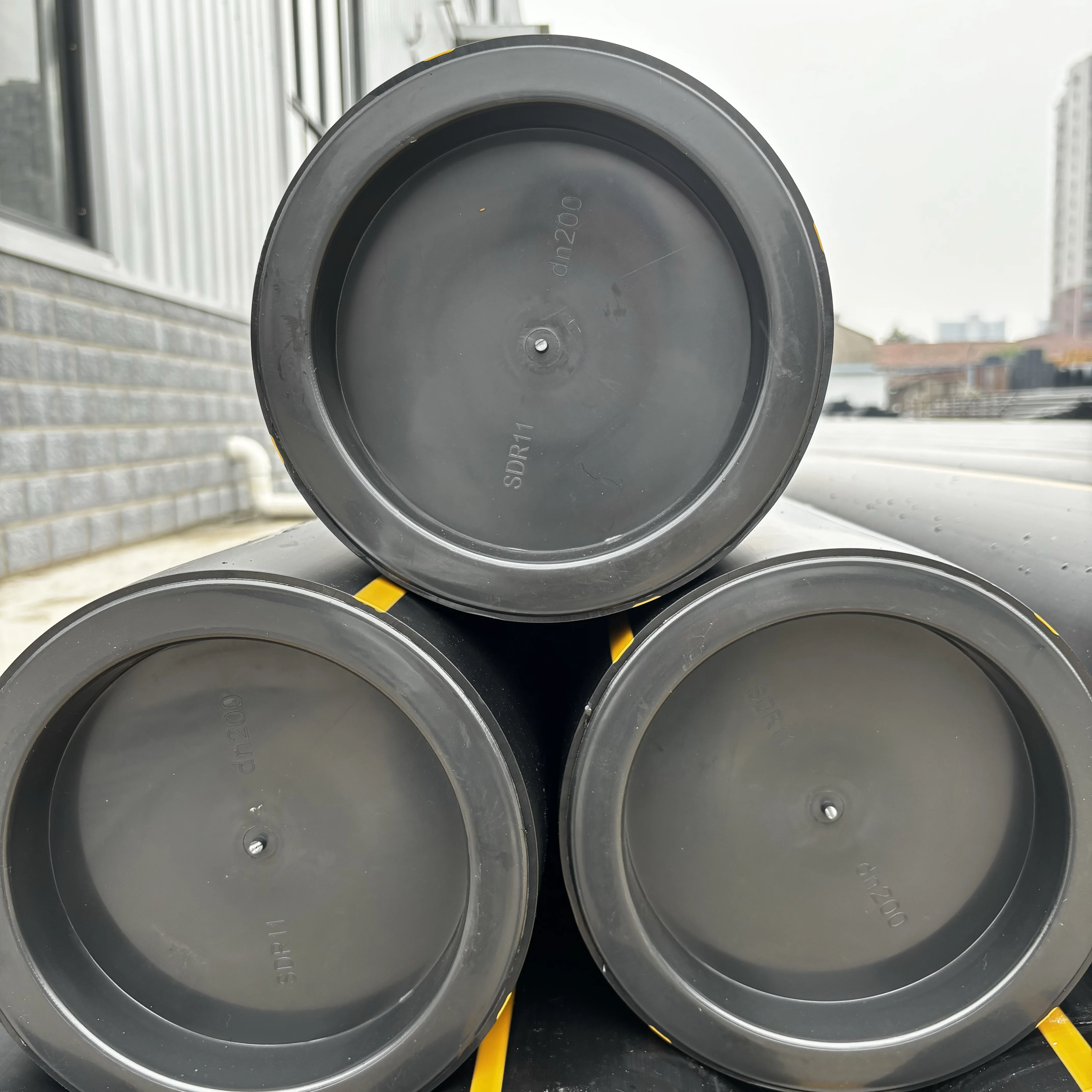 HDPE газовая труба для подачи природного газа устойчивый к высокому давлению коррозии прочный материал PE100