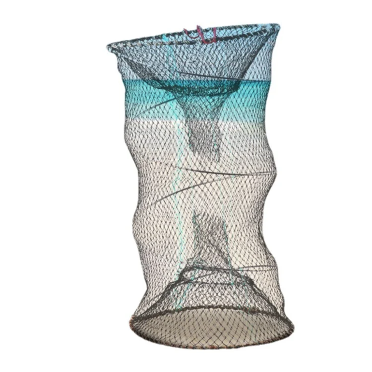 plastic uganda mud floating fishing breeding Shrimp crab trap bait aquaculture farming pot cage nets hdpe automatic for sale