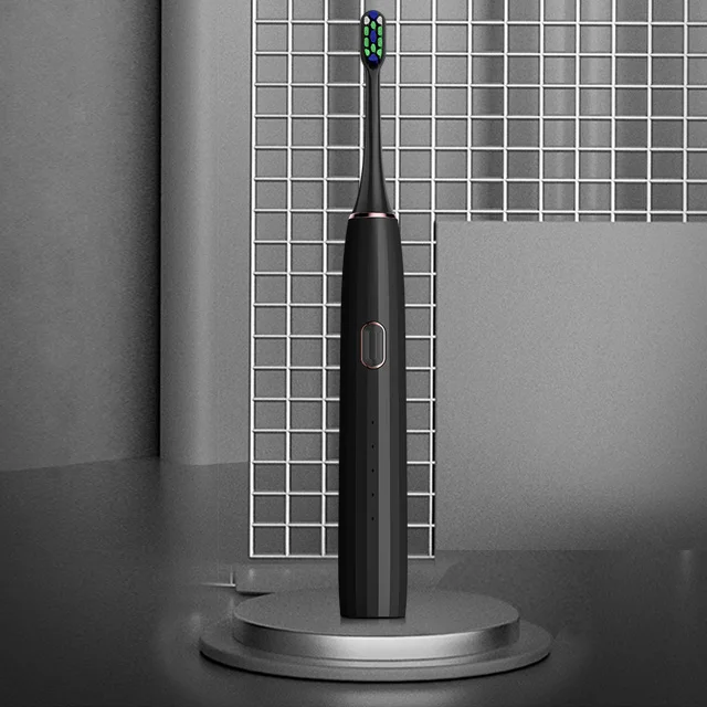 Новая электронная электрическая Водонепроницаемая OEM портативная перезаряжаемая мощная звуковая электрическая зубная щетка