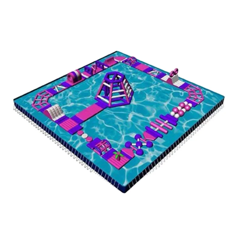 Надувной плавающий аквапарк для детей и взрослых