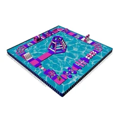 Надувной плавающий аквапарк для детей и взрослых