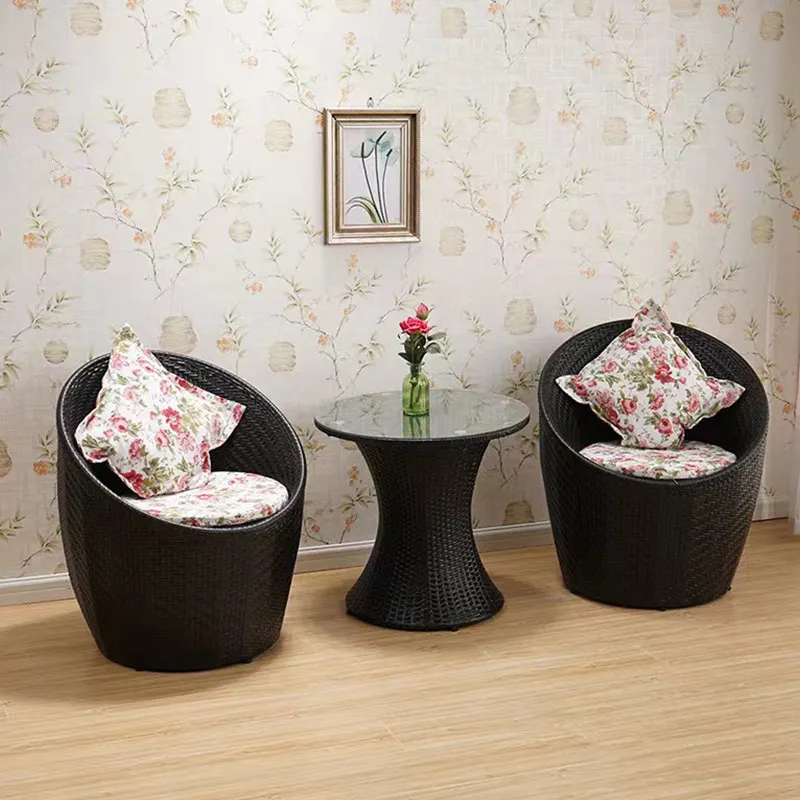 Outdoor Furniture Garden Optional Color Modern Rattan Chair Material Plastic