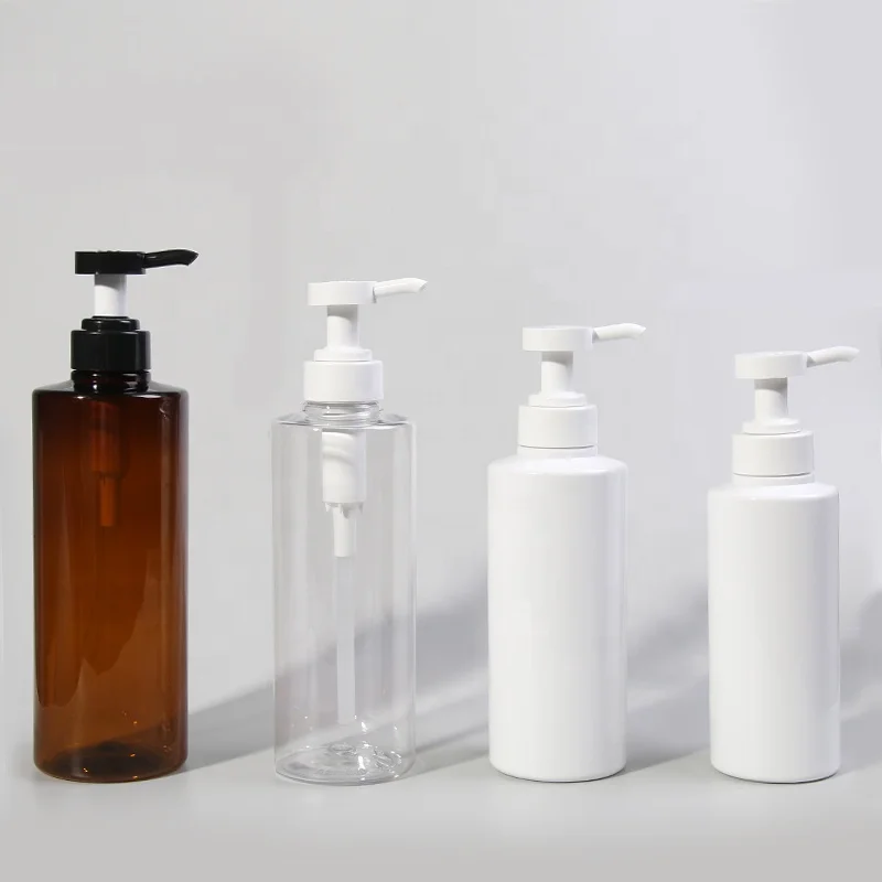 300ml 400ml 500ml Quality Shampoo And Conditioner Pla Pump Luxury Cosmetic Set High Clear Lotion Bottle
