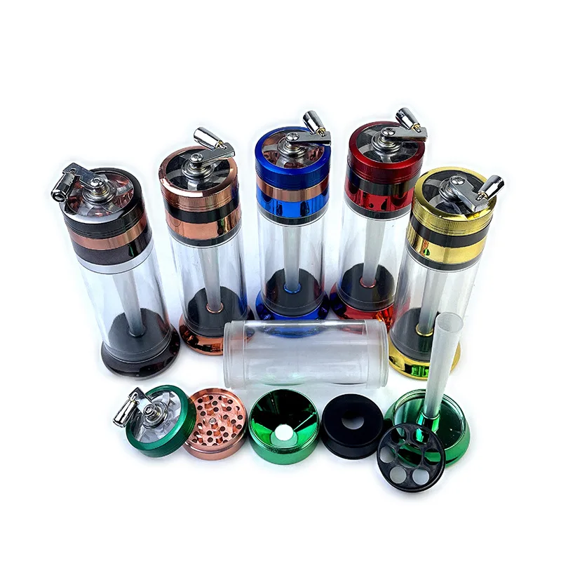 Wholesale Pre Rolled Cones Herb Grinders Easy Use Tobacco Grinding Tool Auto Filling Grinder