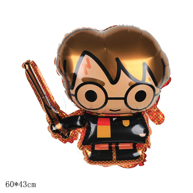 2022 New Style Large Cartoon Harr Y Potter Foil Balloon Set For Birthday Theme Party Decoration Movie Characters Balloons