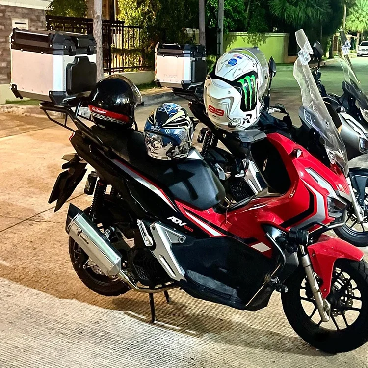 46L F2-MOTO Luggage Side Case Aluminium Side Box Motorcycle Saddle Boxes