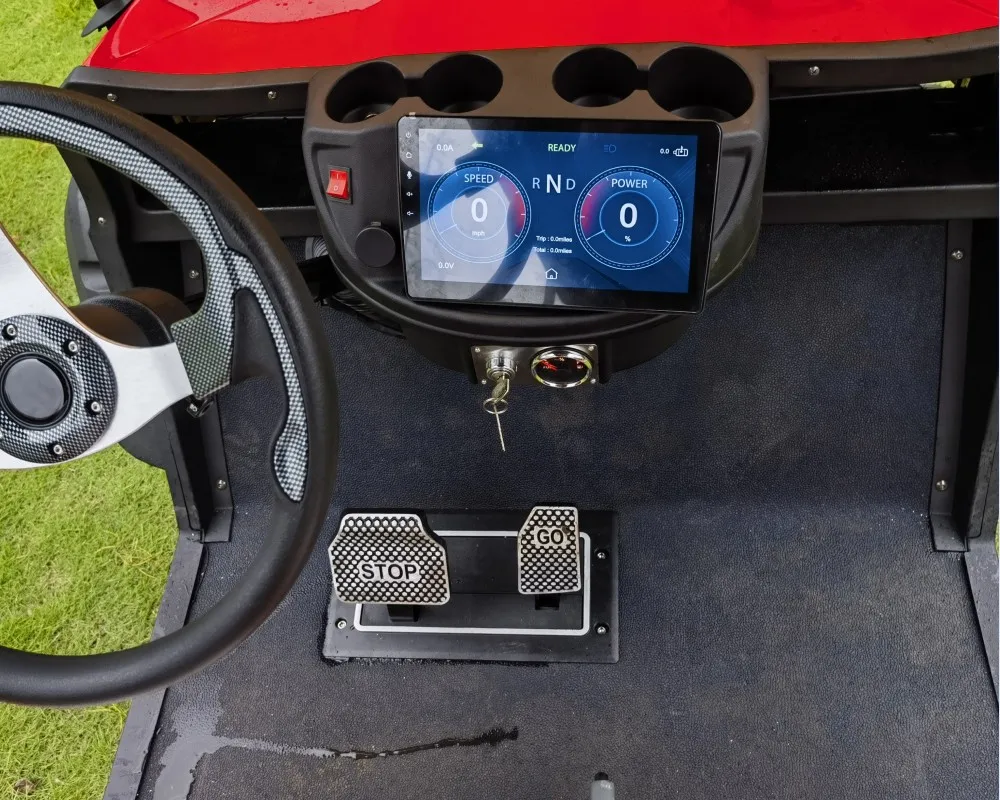 4x4 drive 6 seater gas powered golf cart