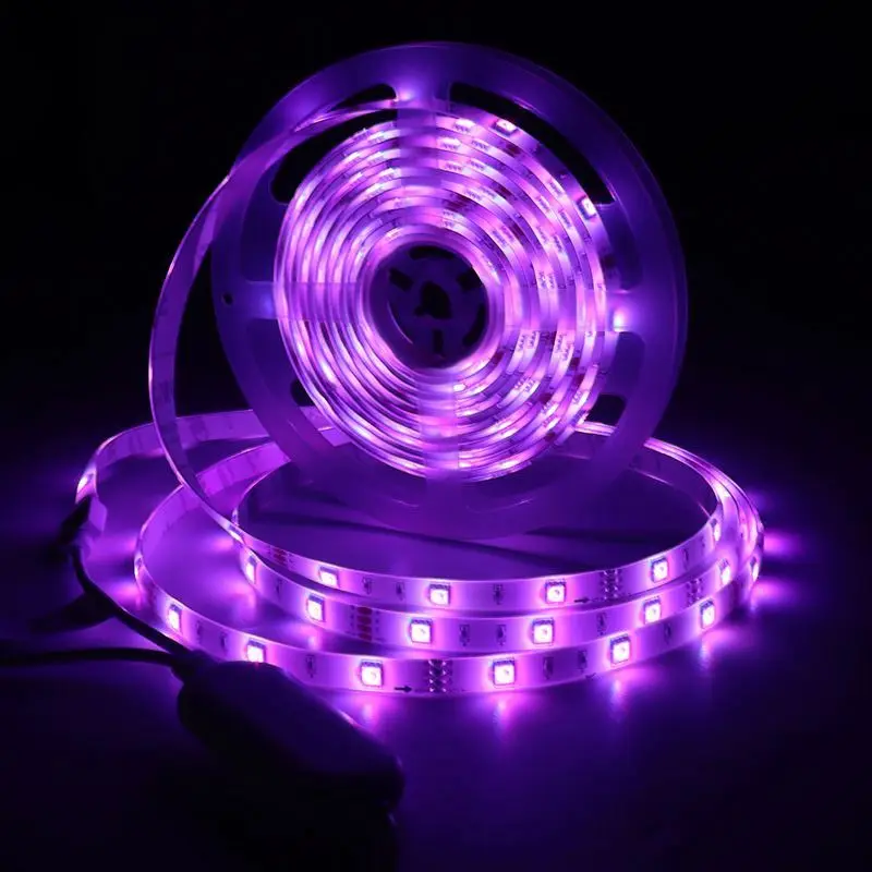 E-commerce Supplier 5m 10m 15m 20m 2835 IP65 Waterproof Flexible Ribbon Stripe DC 12V 5050 RGB LED Strips
