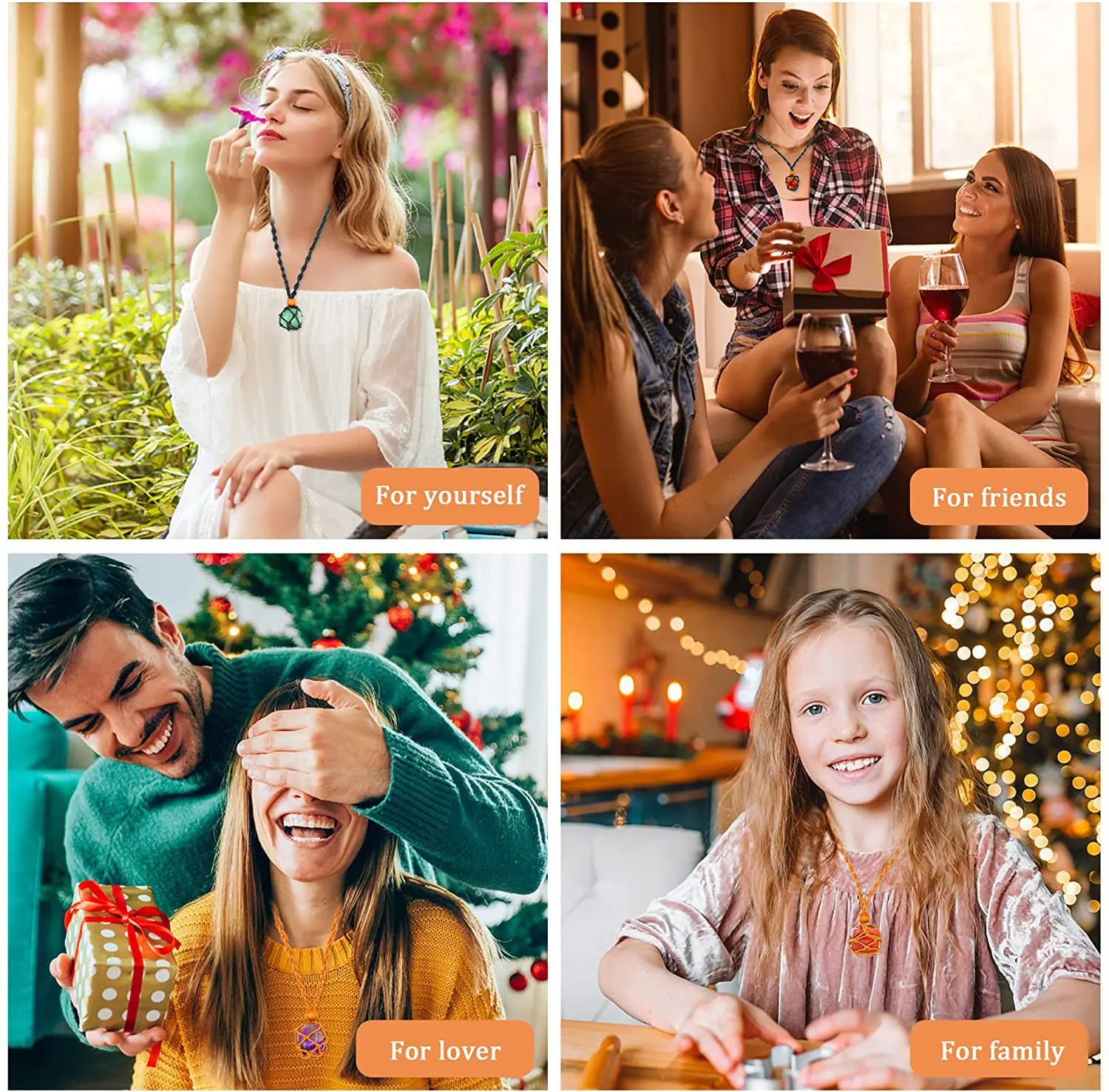 Набор браслетов из натурального камня 7 чакр