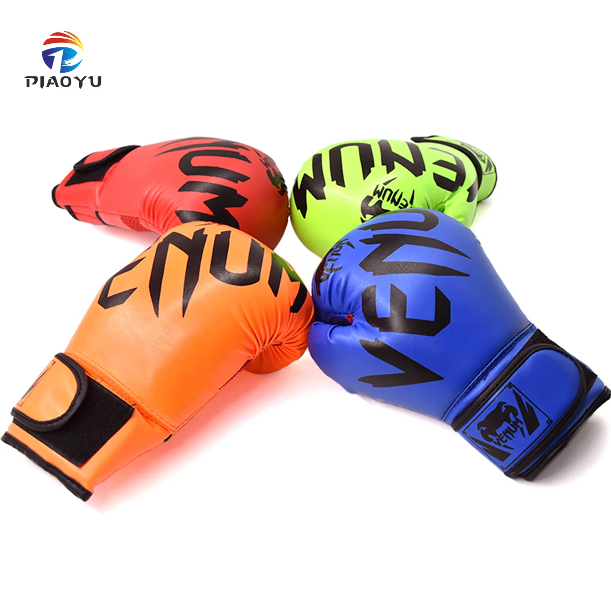 PIAO YU  Boxing Gloves Support Customized Services for Adults Multiple Colors A pair of Boxing Muay Thai Gloves Mitts