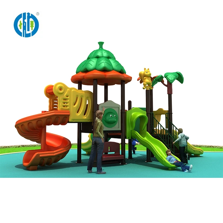 Latest Plastic Slide Equipment Children Outdoor Playground For Sale