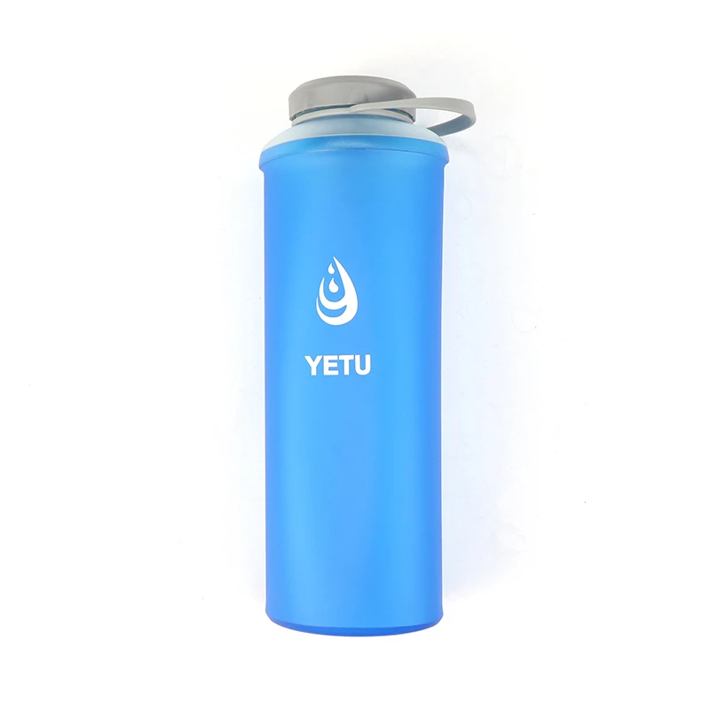 Oem/Odm бутылка для воды, фляга 1 л 1,5 л ТПУ Eva Peva, питьевая бутылка для бега, Складная спортивная бутылка, мягкая фляжка, бутылки для воды