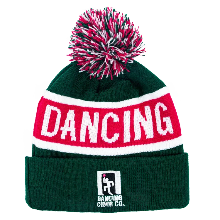 Зимняя Теплая Вязаная Шапка-бини с логотипом