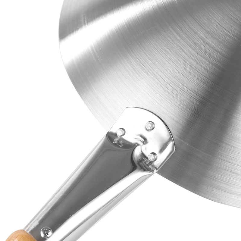 Hot Sale Wok Pan Stainless Steel Chinese Wok Pan Stainless Steel Wok With Handles
