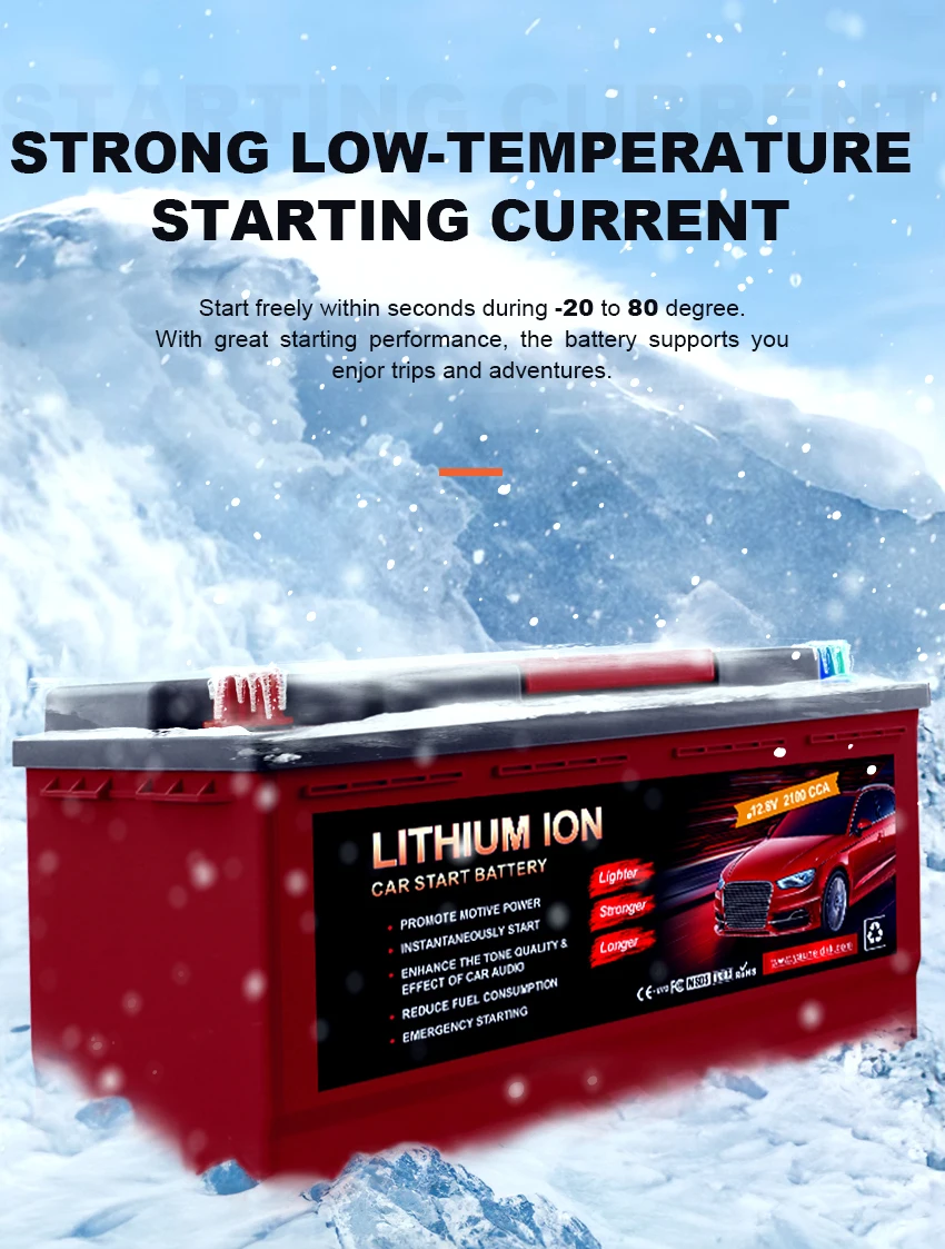 High Discharge Current 12.8V 60Ah lithium battery with BMS